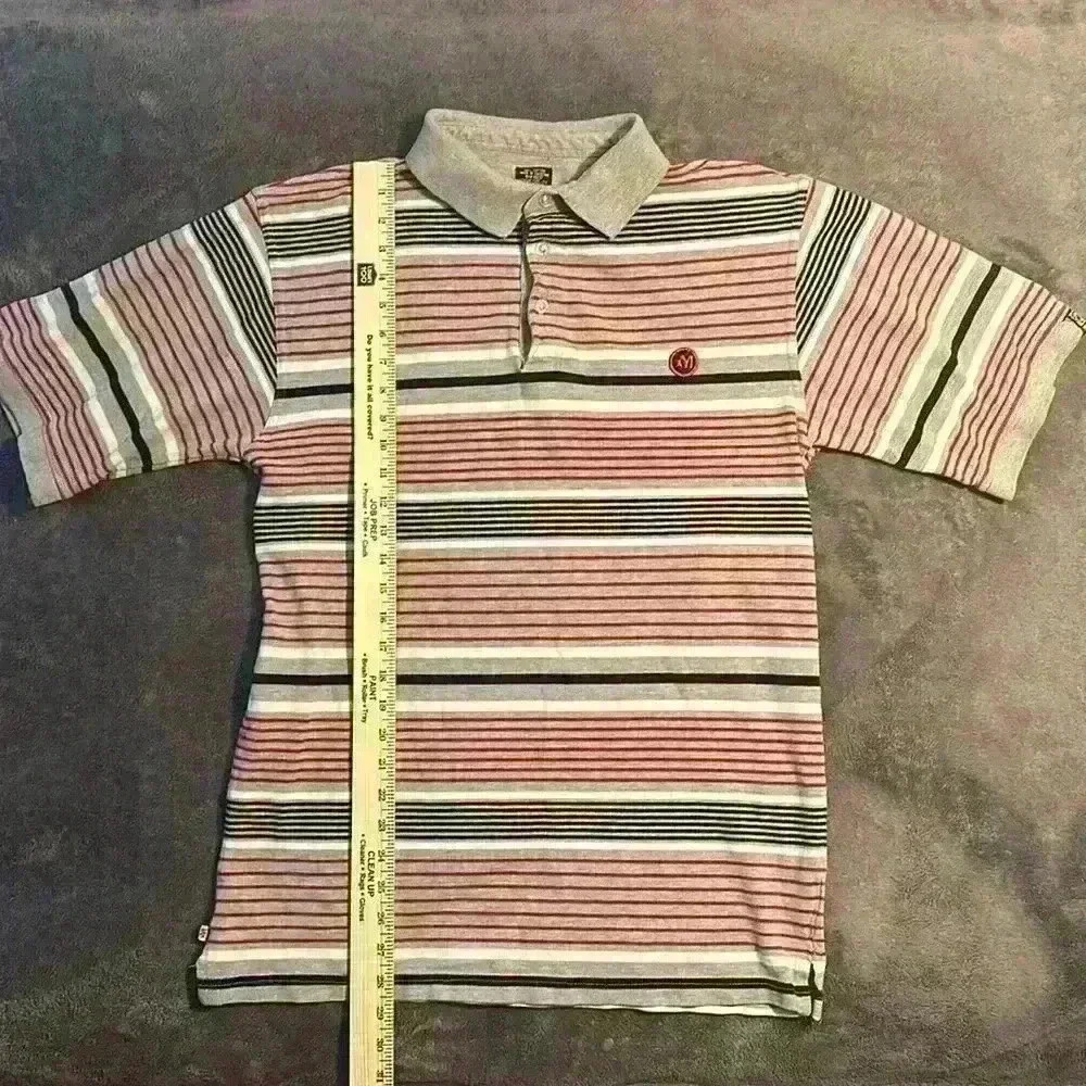 Mecca polo mens size Large Y2K